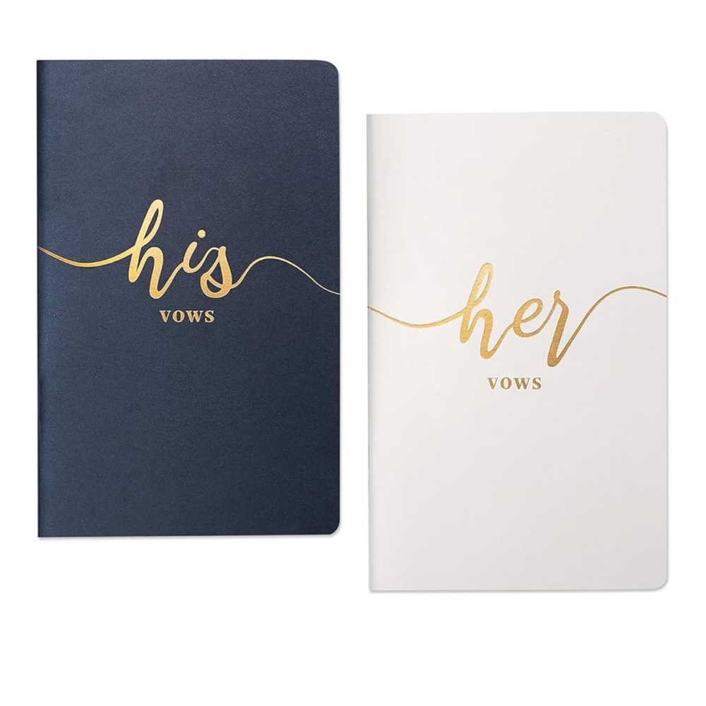 His and Her Vows Notebooks